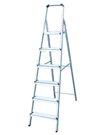 8 STEPS EZ-08 PLATFORM ALUMINIUM LADDER  