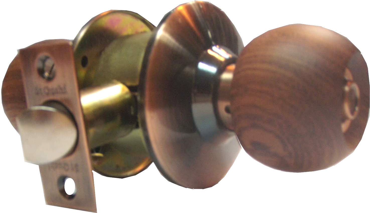 C3110 ST GUCHI WOODEN KNOB PRIVACY CYLINDRICAL LOCK  