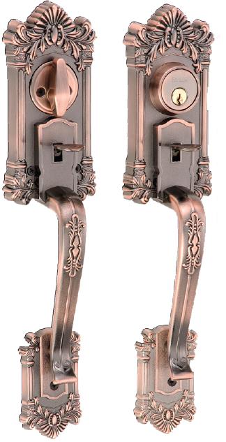 HP180-AC EX-LOC DOUBLE ENTRANCE HANDLESET-NEW CASTLE