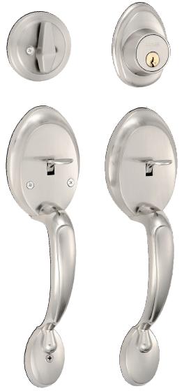 HP180-SN EX-LOC DOUBLE ENTRANCE HANDLESET-NAPOLEON