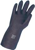 13 BLACK RUBBER GLOVE - PAIR  