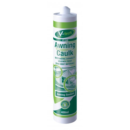 400GM AWNING CAULK-BLACK  