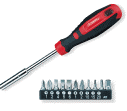 T78020 E MARK 12PCS MAGNETIC BIT HOLDER SCREWDRIVER (TAIWAN)  