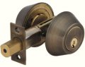 DB124-609 PRO SAFE DOUBLE DEAD BOLT-AB  