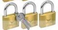 38MM*3PCS GERE KEY ALIKE BRASS PADLOCK  