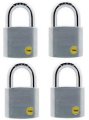 Y120/50/127*4PCS CHROME BORON SHAKLE PADLOCK  